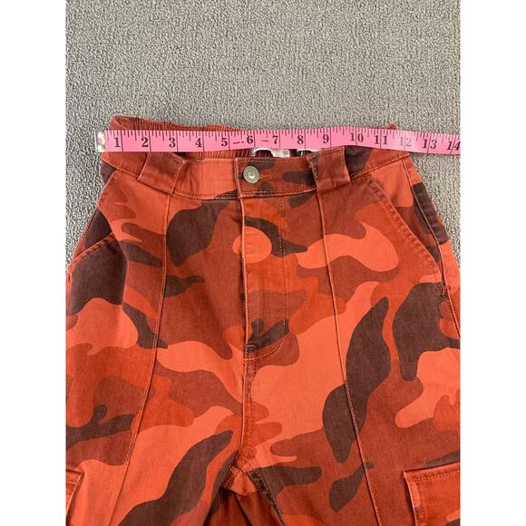 Hollister Ultra High Rise Camo Cargo Pant Joggers Red Size XS - Picture 6 of 9